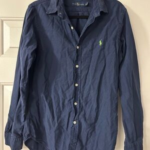 Ralph Lauren Men's Dark Blue Casual Shirt